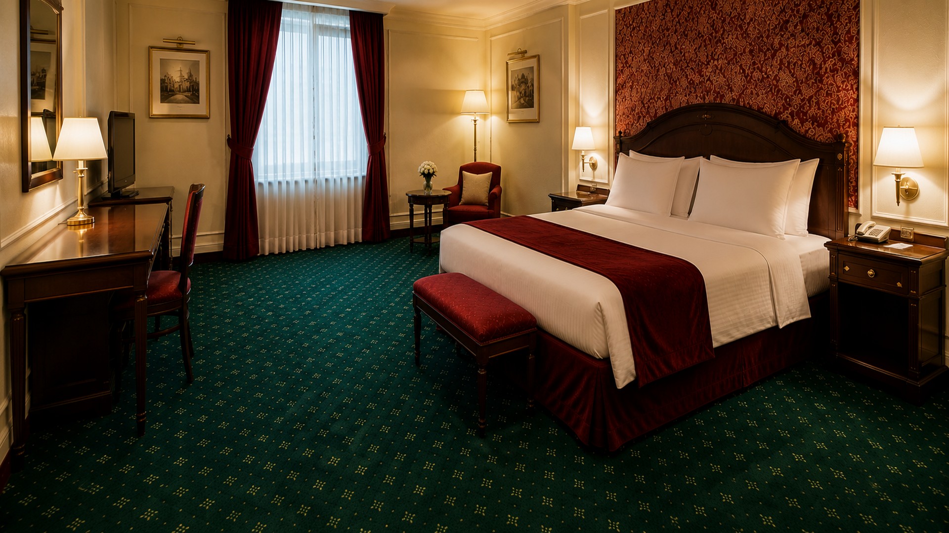 Montaj mochetă în cameră de hotel, soluție rezistentă pentru trafic hotelier